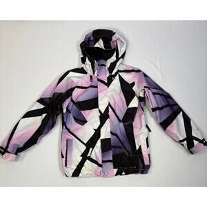 Volcom Nimbus Snowboard Ski Jacket Thermal Geometric Pattern Medium